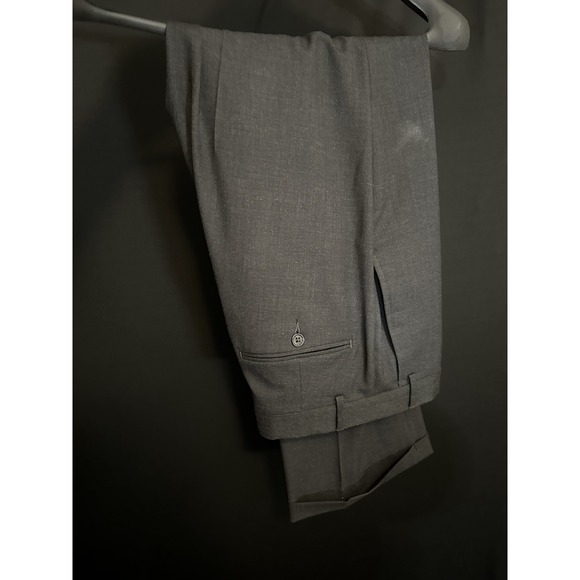 Stafford Men's Gray 2PC Suit 43R Blazer & 38x30 Slacks | Gray Sport Coat Set - Picture 8 of 12